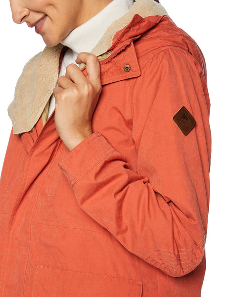 Burton Women's Albury Parka Jacket, Hot Sauce, Small