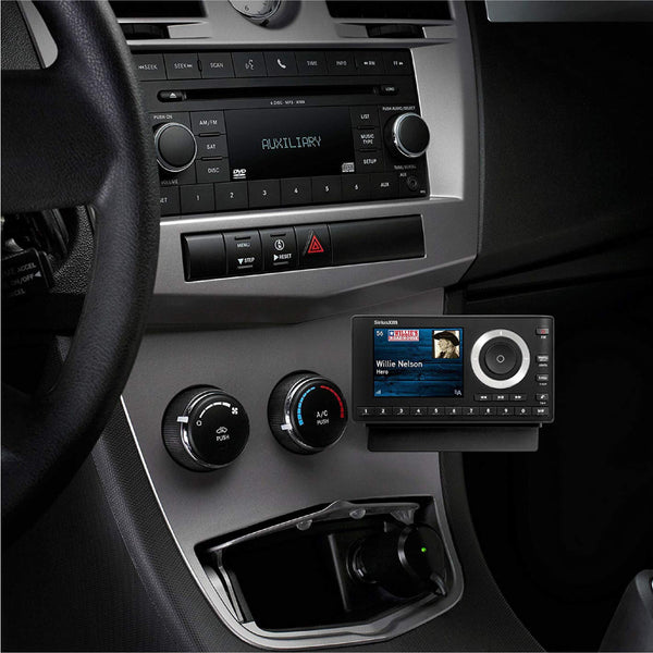 SiriusXM SXPL1V1 Onyx Plus Satellite Radio with Vehicle Kit with Free 3 Months Satellite and Streaming Service, Onyx Plus with Vehicle Kit