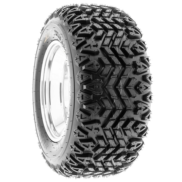 Set of 2 SunF G003 all-Terrain UTV & Golf-Cart Turf Tires 25x10.5-12, 4 Ply, Tubeless - Lawn & Garden