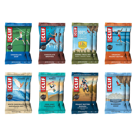 CLIF BAR - Energy Bars - Best Sellers Variety Pack - (2.4 Ounce Protein Bars, 16 Count) (Packaging May Vary)