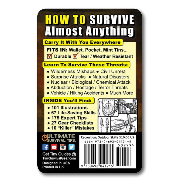 Tiny Survival Guide: A Life Insurance Policy in Your Pocket - The Ultimate "Survive Anything" Everyday Carry: Emergency, Disaster Preparedness Micro-Guide