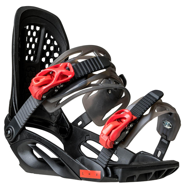Chamonix Lognan Snowboard Bindings Mens Sz L Black