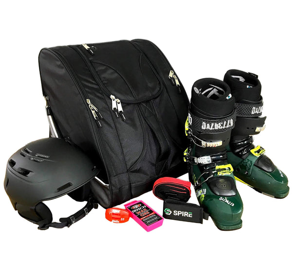 StoreYourBoard Ski and Snowboard Boot Bag, Travel Backpack, Holds Helmets, Boots, Gloves, Jackets, and Accessories