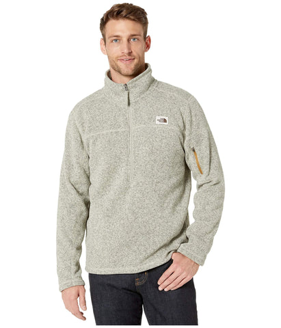 The North Face Men's Gordon Lyons Quarter Zip Pullover, Granite Bluff Tan Heather, Large