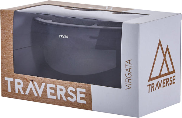 Traverse Virgata Ski, Snowboard, and Snowmobile Goggles, Obsidian with Phoenix REVO Red Lens