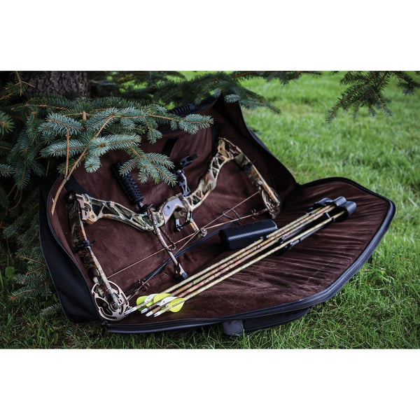 Compound Bow Case, Black Gear Fit X Fits Compound Bows up to 35" Axle to Axle
