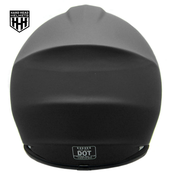 SmartDealsNow - HHH DOT Youth & Kids Helmet for Dirtbike ATV Motocross MX Offroad Motorcyle Street bike MATTE BLACK (Large)