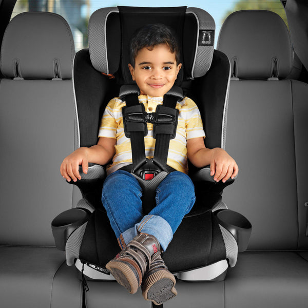 Chicco MyFit Zip Harness + Booster Car Seat - Granite, Grey