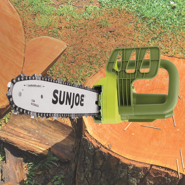 Sun Joe SWJ599E 14-inch 9-Amp Tree Limb Master Electric Handheld Chainsaw with Low-Kickback (Renewed)