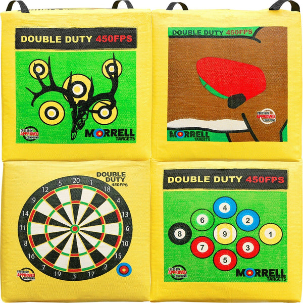 Morrell Double Duty 450FPS Field Point Bag Archery Target - for Crossbows, Compounds, Traditional Bows and Airbows