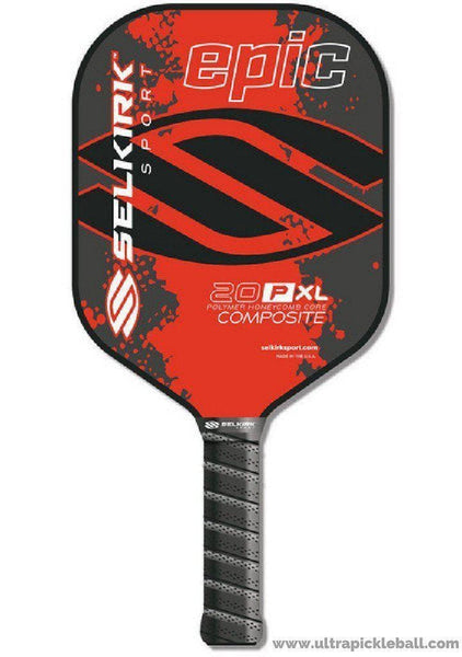 Selkirk Sport 20P XL Epic Polymer Honeycomb Core Composite Pickleball Paddle Extra Long Body [product _type] Selkirk Sport - Ultra Pickleball - The Pickleball Paddle MegaStore