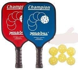 Champion Pickleball Bundle - 2 Graphite Paddles/6 Balls [product _type] Pickleball Inc - Ultra Pickleball - The Pickleball Paddle MegaStore