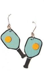 Leather Pickleball Earrings [product _type] Ultra Pickleball - Ultra Pickleball - The Pickleball Paddle MegaStore