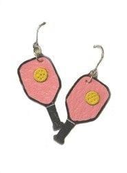 Leather Pickleball Earrings [product _type] Ultra Pickleball - Ultra Pickleball - The Pickleball Paddle MegaStore