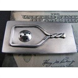Pickleball Sterling Silver Money Clip [product _type] Ultra Pickleball - Ultra Pickleball - The Pickleball Paddle MegaStore