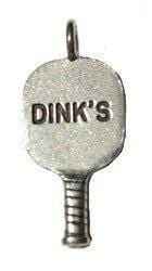 Pewter Pickleball Charm [product _type] Ultra Pickleball - Ultra Pickleball - The Pickleball Paddle MegaStore