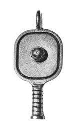 Pewter Pickleball Charm [product _type] Ultra Pickleball - Ultra Pickleball - The Pickleball Paddle MegaStore