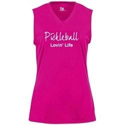 Pickleball Court Sleeveless Shirt - Women's [product _type] Pickleball Central - Ultra Pickleball - The Pickleball Paddle MegaStore